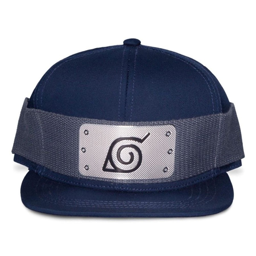 Shop Difuzed Caps, Hute & Mutzen | Naruto Shippuden - Snapback Cap Blue Logo: Difuzed-Copy