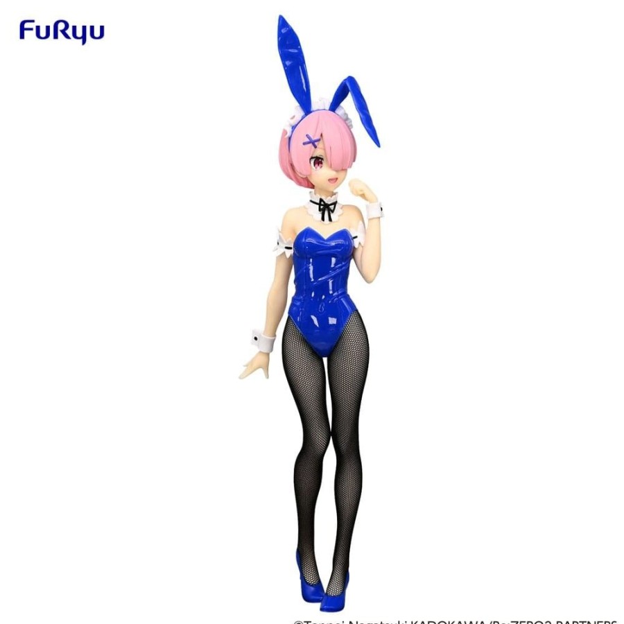 Shop Furyu Hentai / Bikini / Dessous Figuren | Re:Zero - Ram Statue / Bicute Bunnies - Blue Color Ver.: Furyu