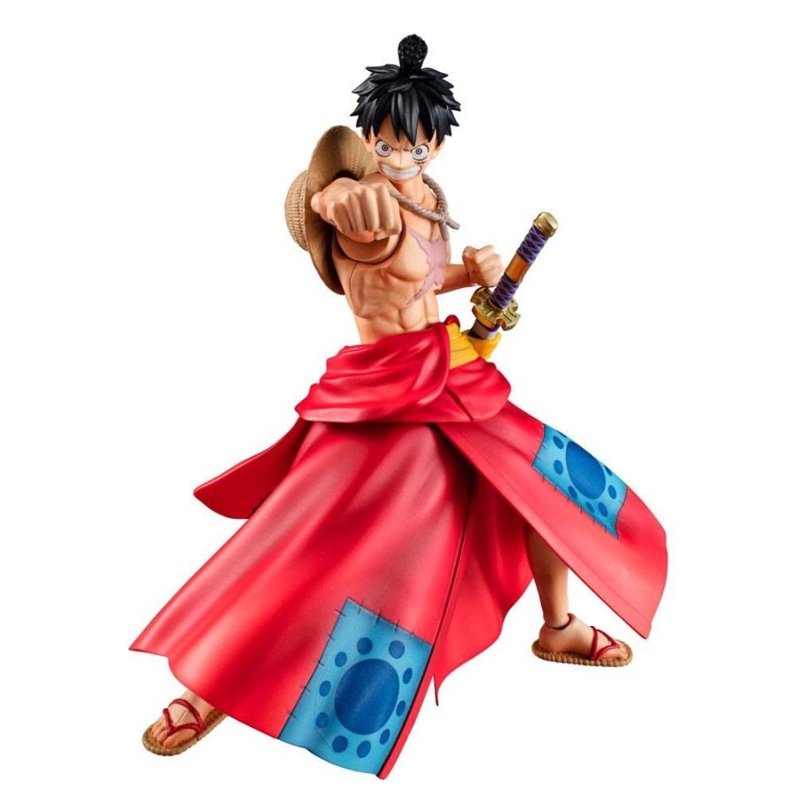 Shop MegaHouse One Piece Figuren | One Piece - Monkey D. Ruffy Actionfigur / Luffy Taro - Variable Action: Megahouse