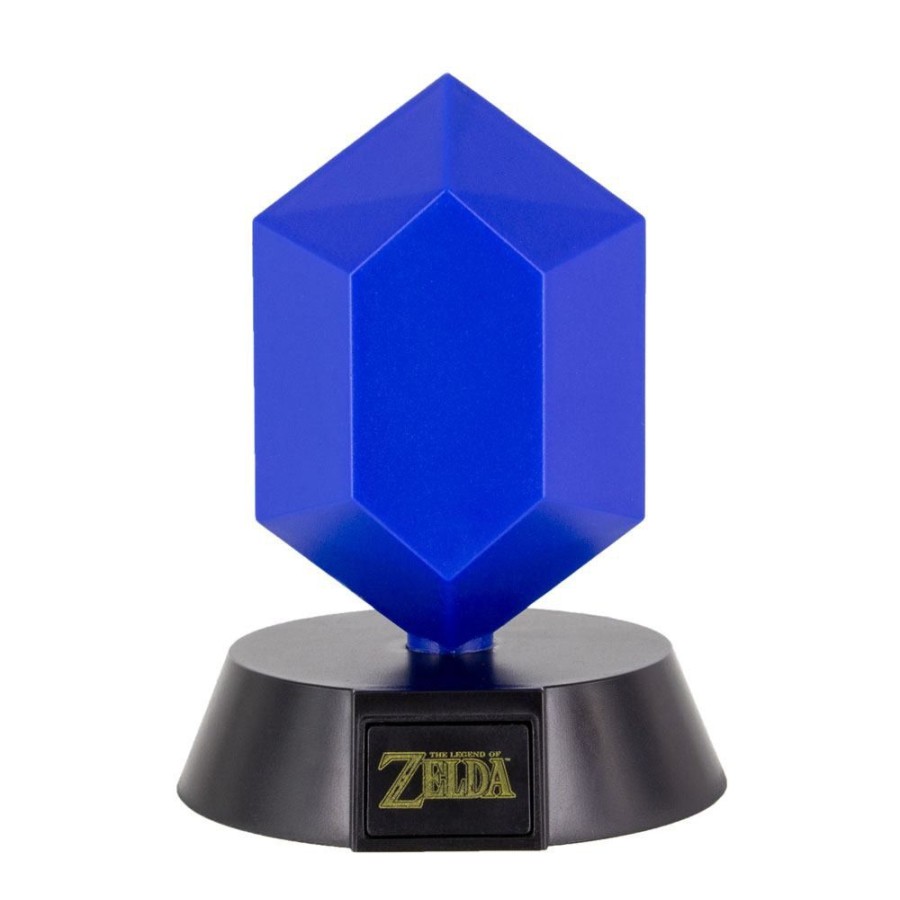 Shop Paladone Products Dekoration | Legend Of Zelda - 3D Icon Lampe / Blauer Rubin: Paladone