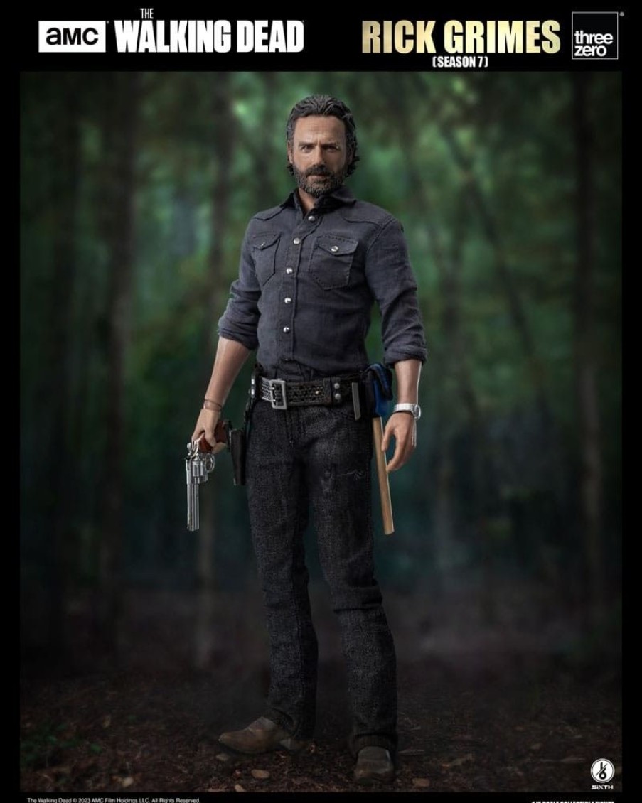 Shop ThreeZero Action Figuren | The Walking Dead - Rick Grimes Actionfigur: Threezero