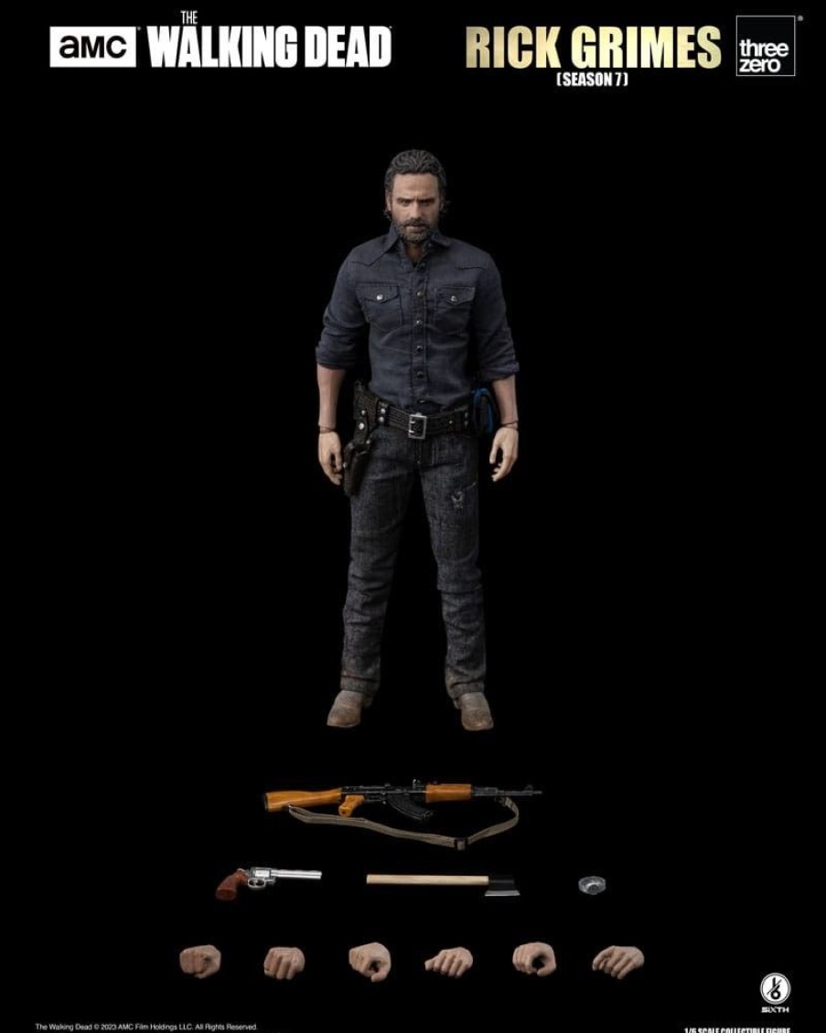 Shop ThreeZero Action Figuren | The Walking Dead - Rick Grimes Actionfigur: Threezero