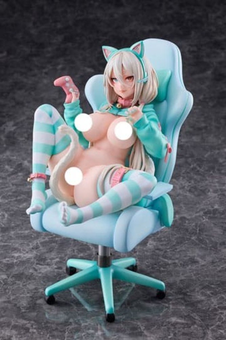 Shop Lovely Giant Size Figuren | Original Character - Nekomata Gamer Shiro Statue / Deluxe Version: Lovely