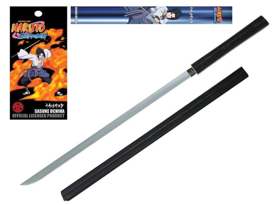 Shop NETLARP Replika | Naruto Shippuden - Schaumstoff-Schwert Mit Holzgriff Sasuke Uchiha: Netlarp