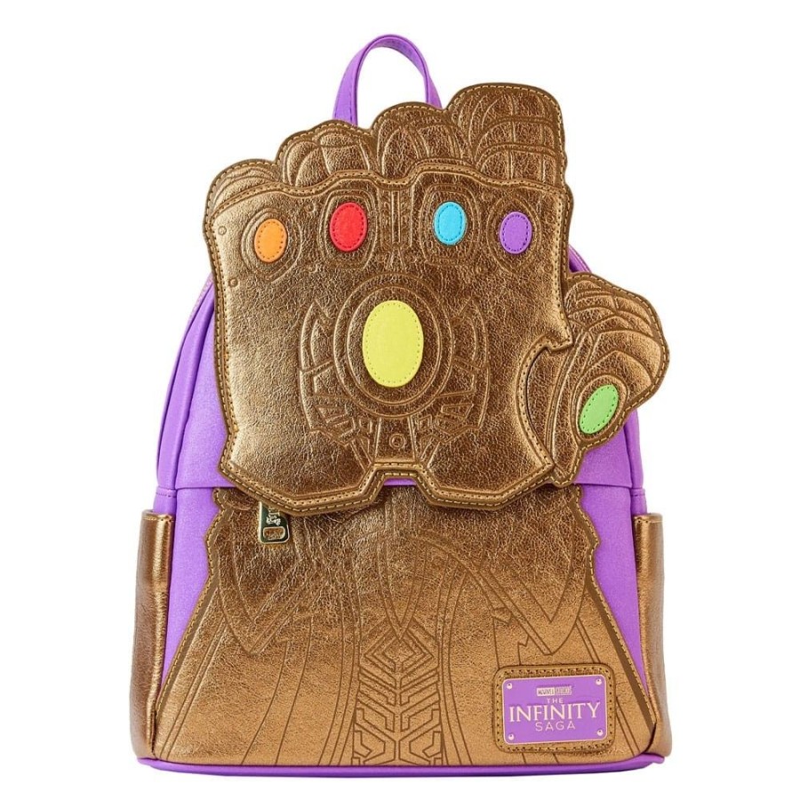 Shop Loungefly Taschen | Marvel - Rucksack Shine Thanos Gauntlet: Loungefly