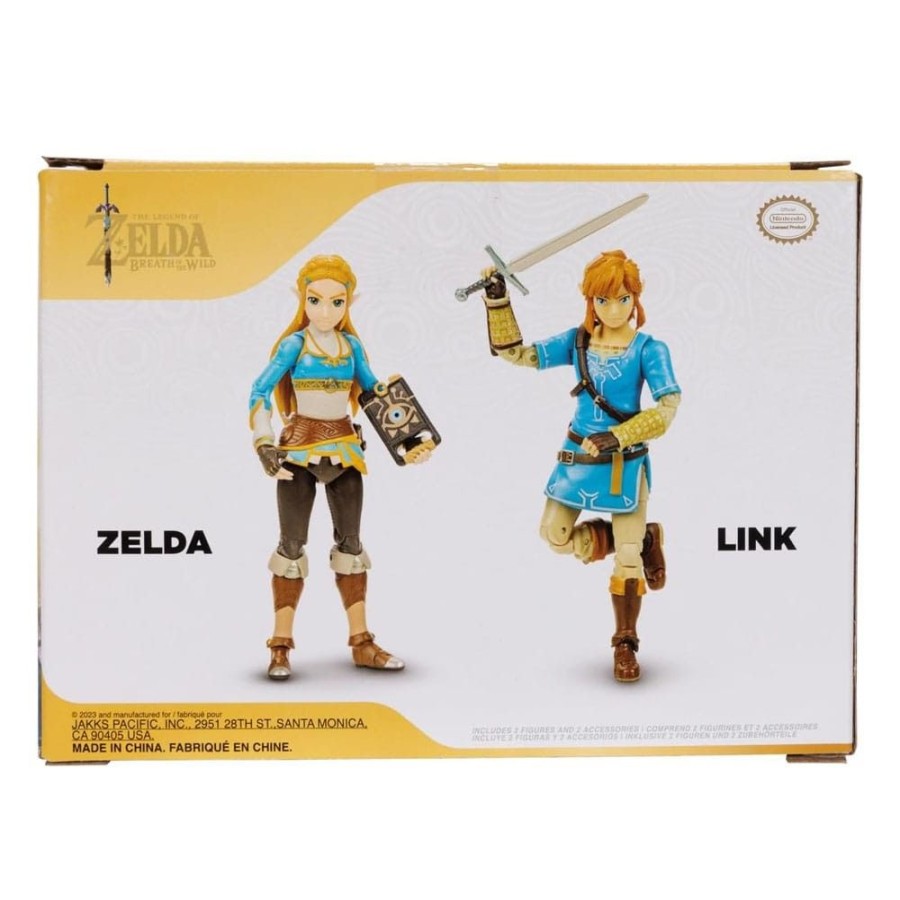 Games & Tv Jakks Pacific | The Legend Of Zelda - Prinzessin Zelda, Link Actionfiguren 2Er-Pack: Jakks Pacific