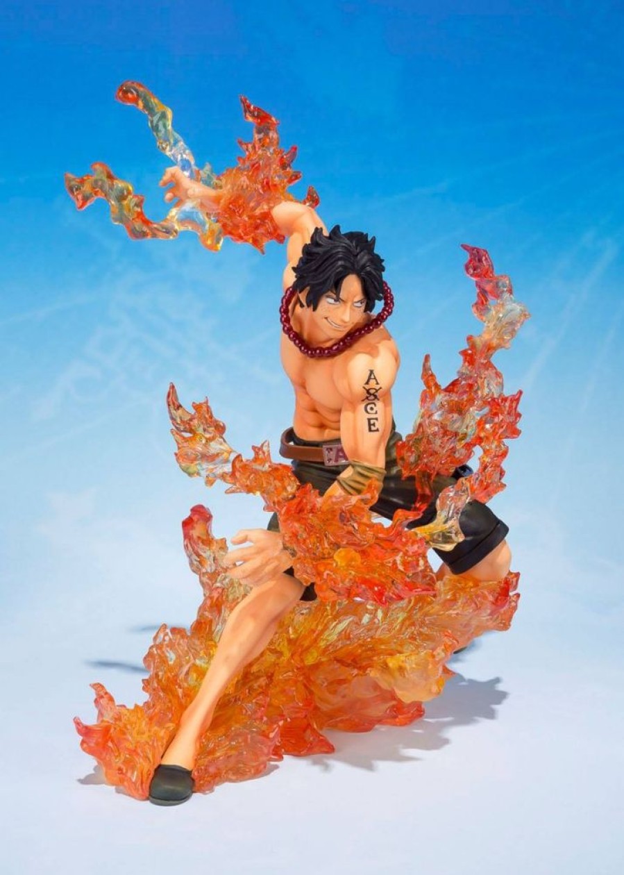 Shop Bandai Tamashii Nations One Piece Figuren | One Piece - Portgas D. Ace / Figuartszero - Brother'S Bond Statue: Bandai Tamashii Natio