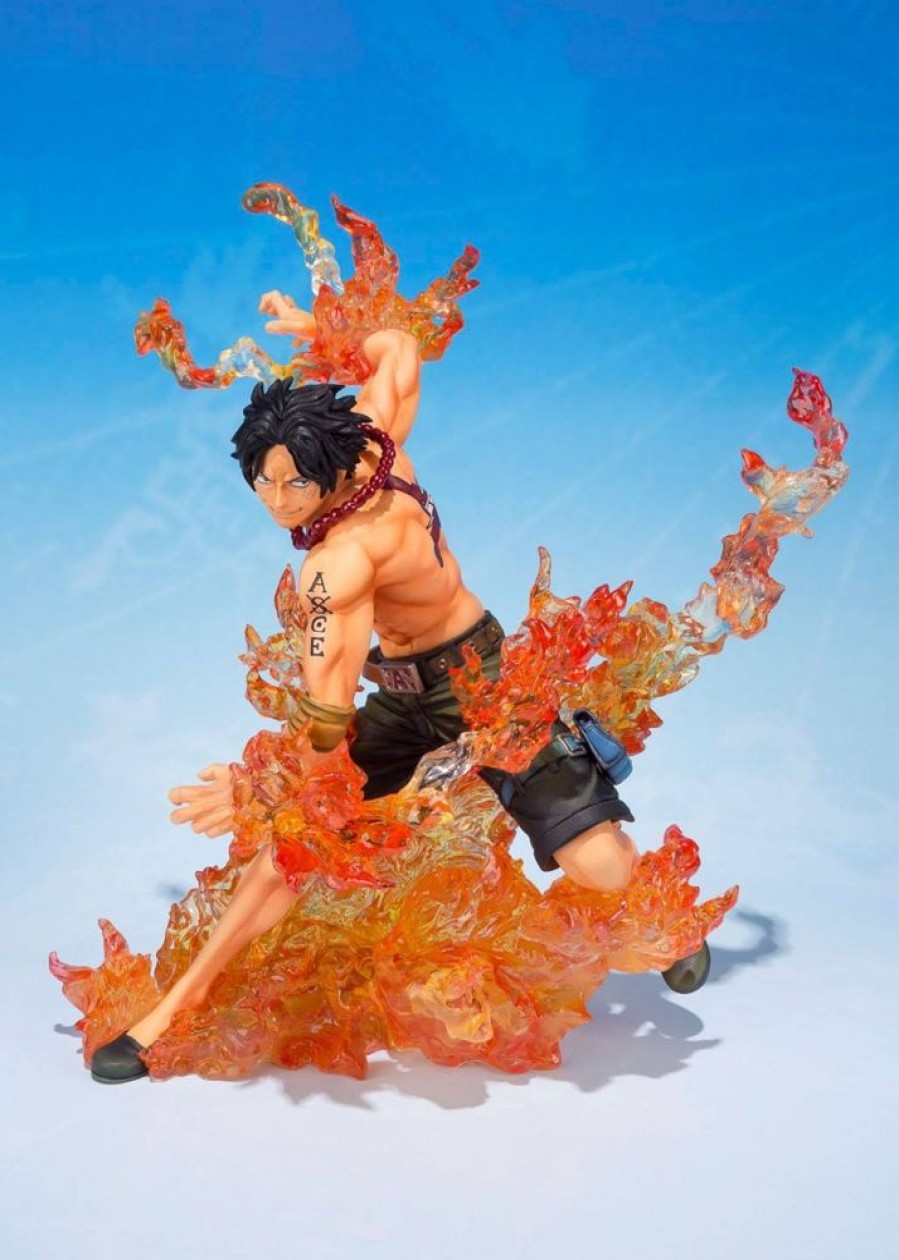 Shop Bandai Tamashii Nations One Piece Figuren | One Piece - Portgas D. Ace / Figuartszero - Brother'S Bond Statue: Bandai Tamashii Natio