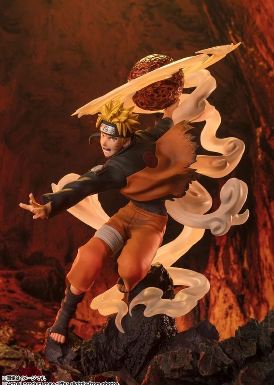 Shop Bandai Tamashii Nations Anime Prize Figuren | Naruto Shippuden Figuarts Zero Extra Battle - Naruto Statue Uzumaki-Sage Art: Lava Release Rasenshur