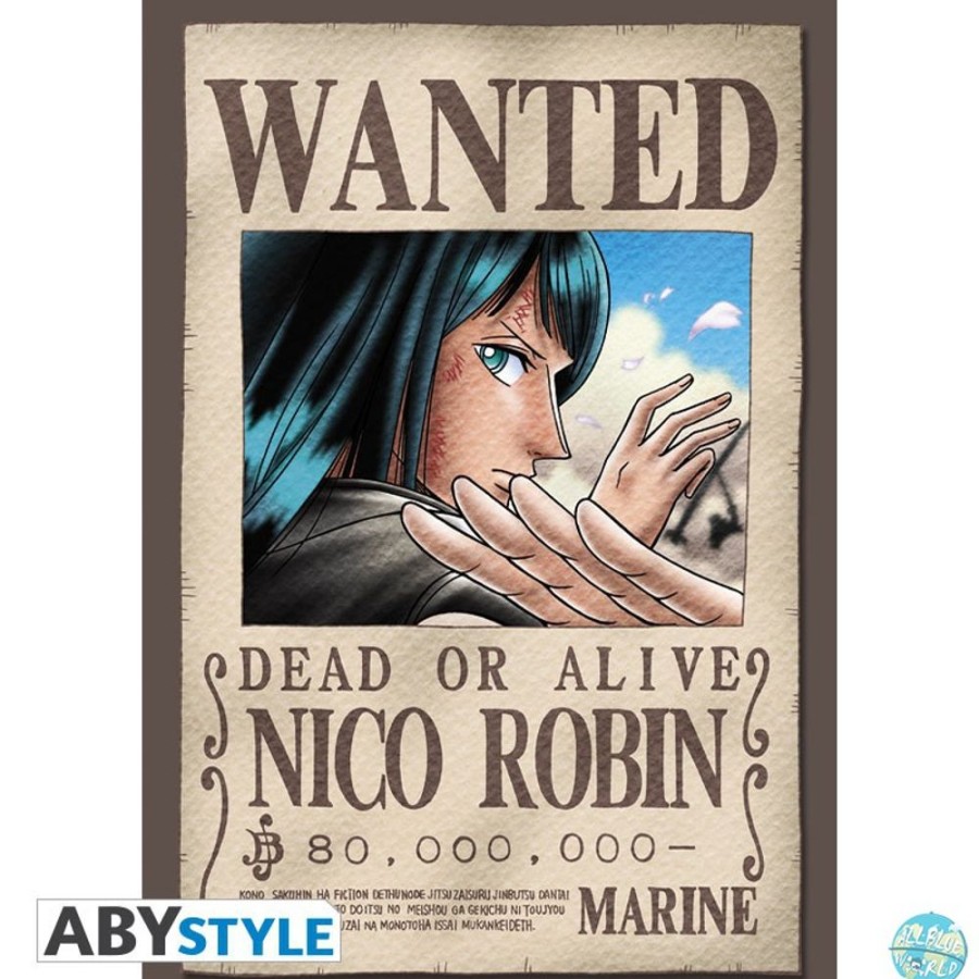 Shop ABYstyle Postkarten / Poster / Wallscrolls | One Piece Posatkarten Set 1 Luffy Wanted & Co.