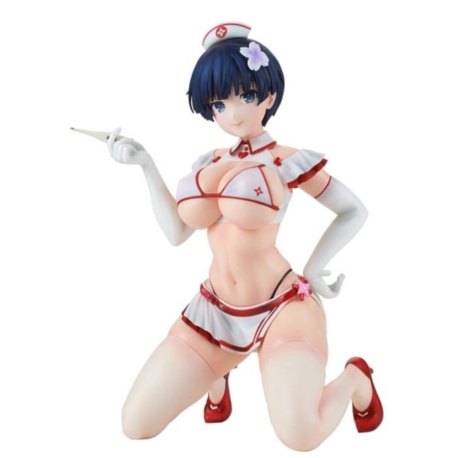 Shop Hobby Stock Giant Size Figuren | Shinobi Master Senran Kagura New Link - Yozakura Statue / Sexy Nurse Version: Hobby Stock