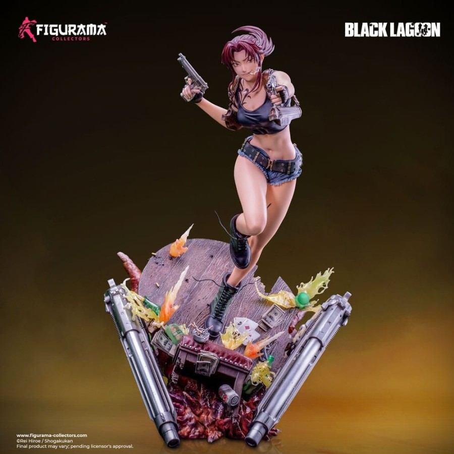 Shop Figurama Collectors Giant Size Figuren | Black Lagoon Elite - Revy Exclusive Statue: Figurama Collectors