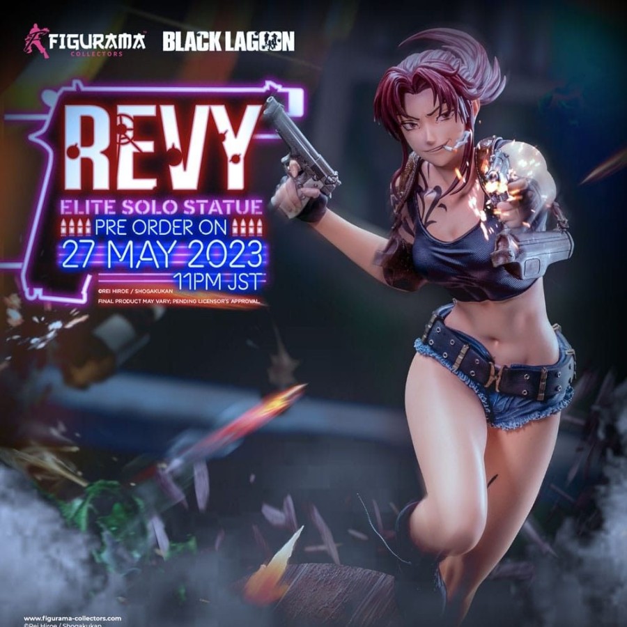 Shop Figurama Collectors Giant Size Figuren | Black Lagoon Elite - Revy Exclusive Statue: Figurama Collectors