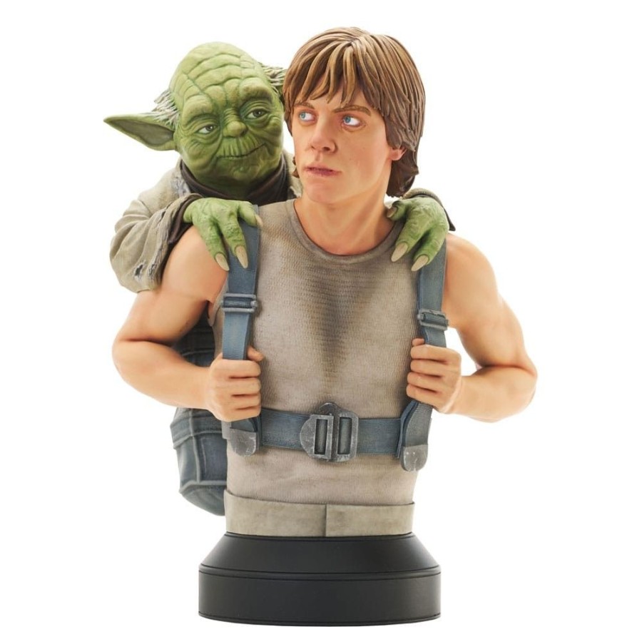 Games & Tv Gentle Giant | Star Wars Episode V Buste - Luke With Yoda Statue: Gentle Giant