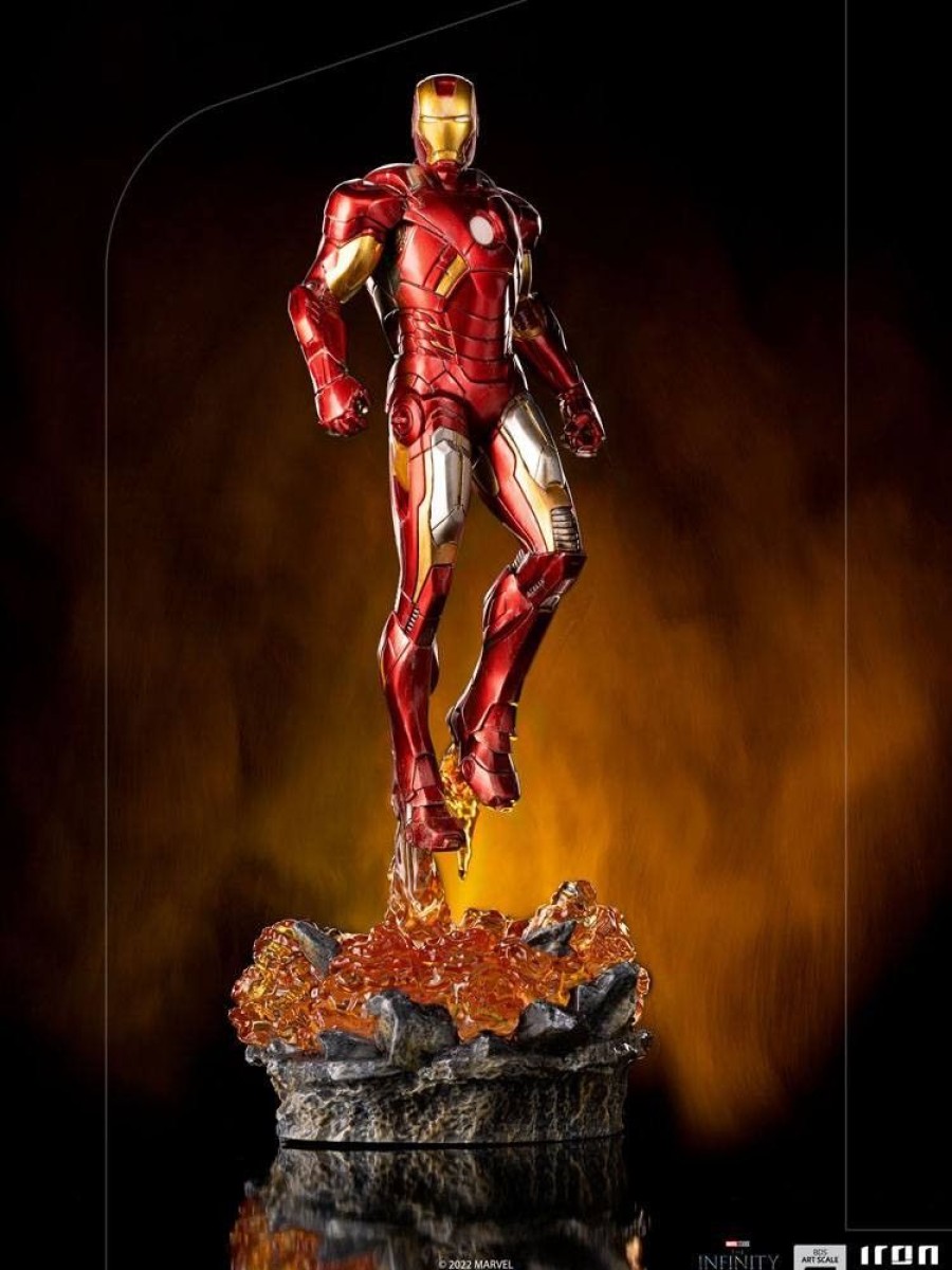 Kino & Comic Iron Studios | Marvels Avengers - Iron Manstatue / Bds Art Scale - Battle Of Ny: Iron Studios