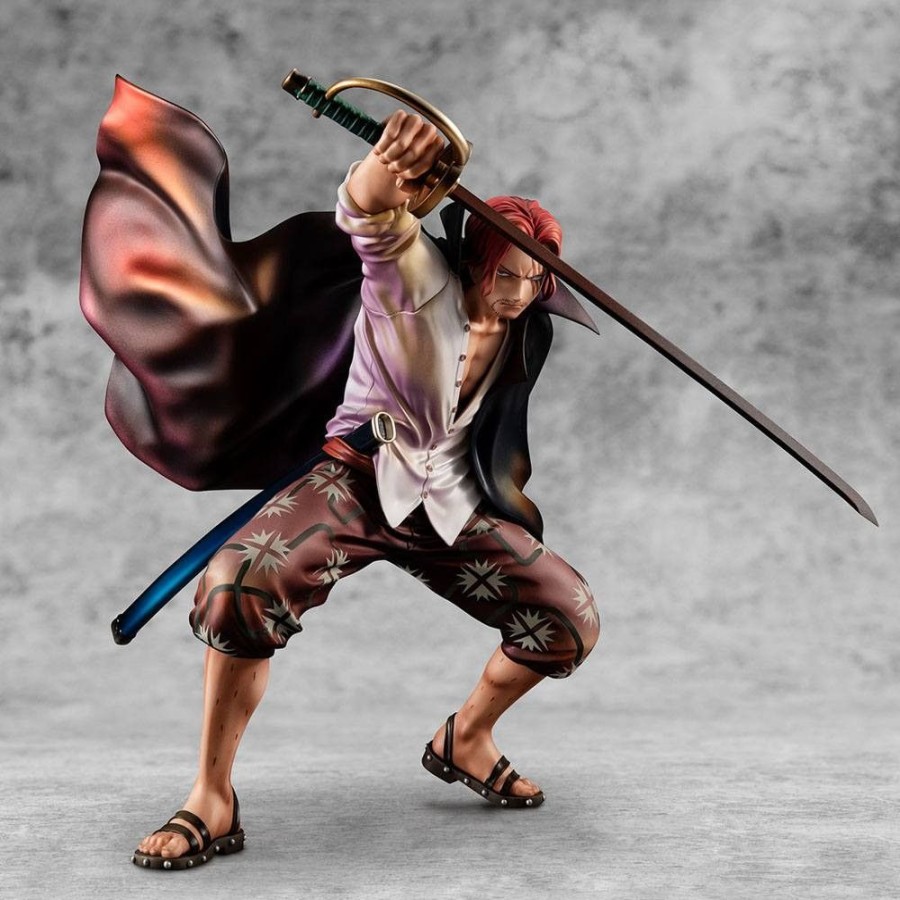 Shop MegaHouse Megahouse | One Piece -Red-Haired Shanks Statue / P.O.P Playback Memories: Megahouse