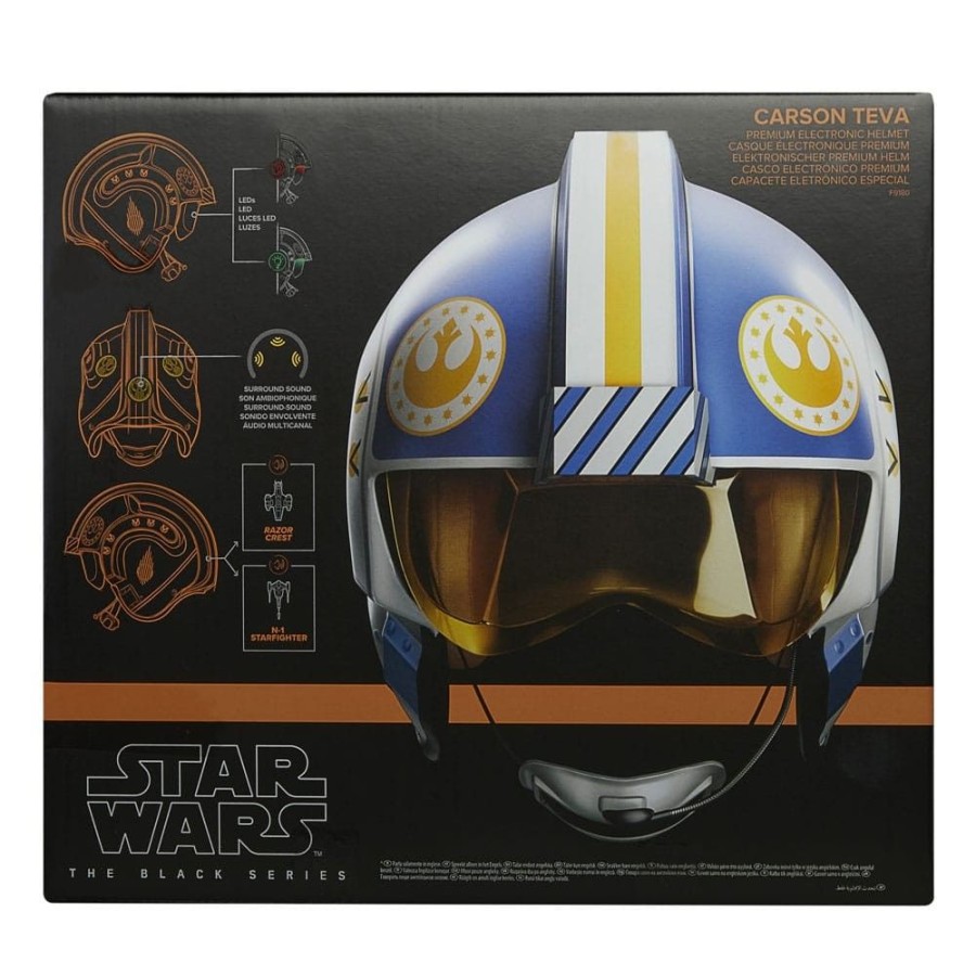 Shop Hasbro Replika | Star Wars: The Mandalorian - Elektronischer Helm Carson Teva / Black Series: Hasbro