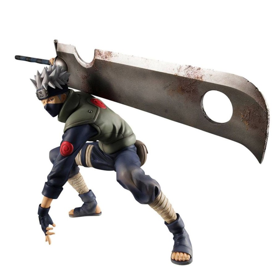 Shop MegaHouse Megahouse | Naruto Shippuuden - Hatake Kakashi Statue / G.E.M. Serie - Great Ninja War 15Th Anniversary Ver.: Me