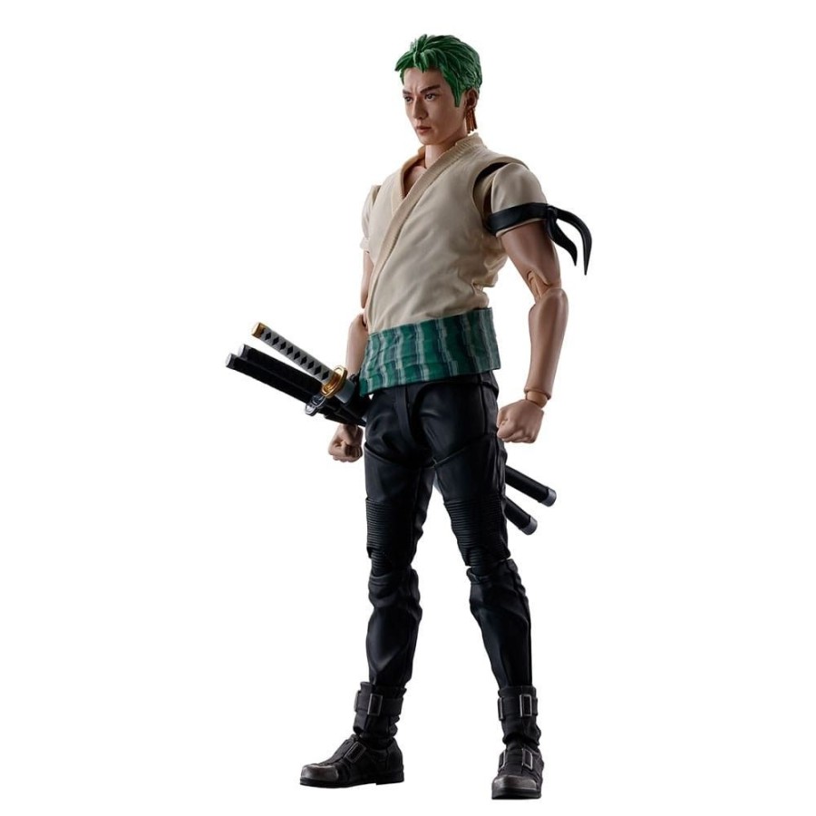 Shop Tamashii Nations One Piece | One Piece - Roronoa Zoro Actionfigur / S.H.Figuarts (Netflix Adaption): Tamashii Nations