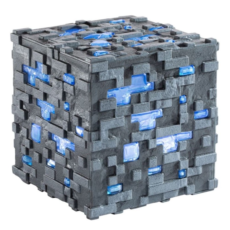 Games & Tv Noble Collection | Minecraft - Replik Illuminating Diamond Ore Cube: Noble Collection