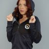 Shop Level Up Wear Shirts, Hoodys & Tanks | Overwatch - Hoody Mit Reisverschlus / Tech Logo - Girlie M: Level Up Wear