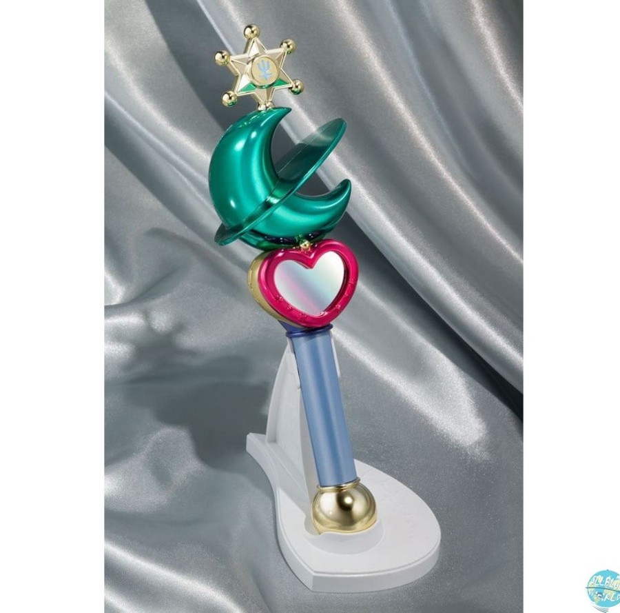 Shop Tamashii Nations Replika | Sailor Moon - Sailor Neptun Verwandlungsstab 1/1 Proplica - Web Exclusive: Bandai