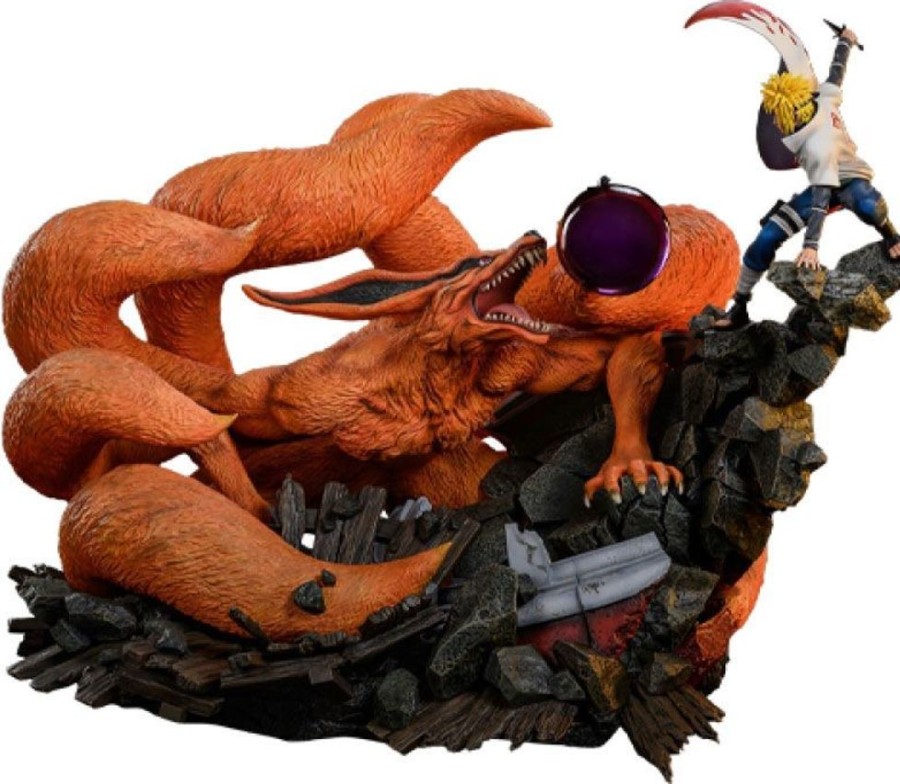 Shop HEX Collectibles Giant Size Figuren | Naruto Shippuden - Namikaze Minato Vs Kurama Statue / Battle Of Destiny: Hex Collectibles