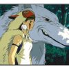 Shop Semic Postkarten / Poster / Wallscrolls | Studio Ghibli - Prinzessin Mononoke Holzdruck: Semic