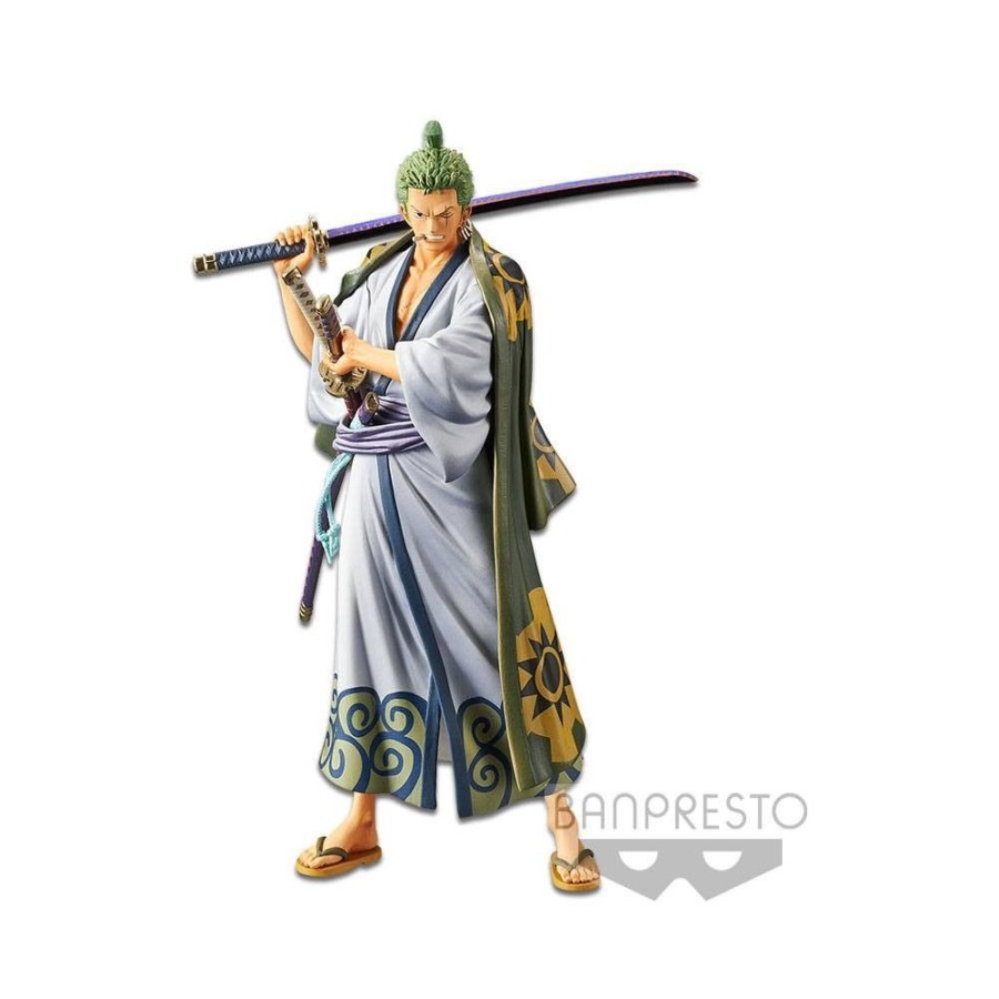 Shop Banpresto Banpresto | One Piece - Zorro Figur / Dxf - Grandline Men Wanokuni - Version Ii: Banpresto