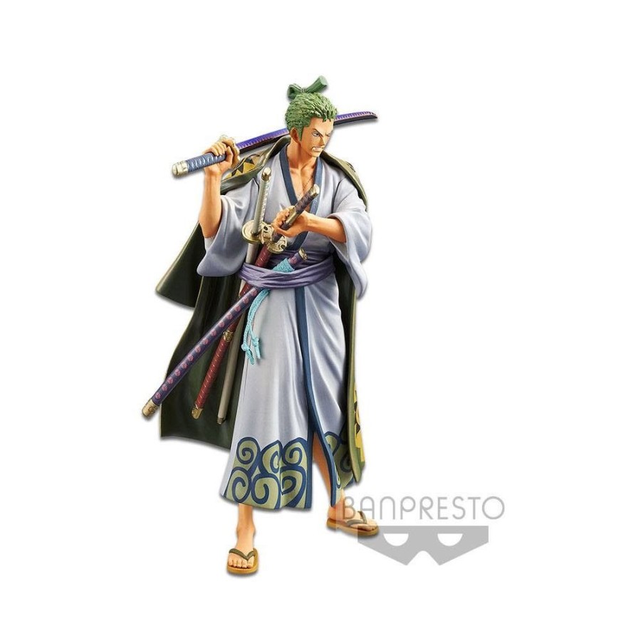 Shop Banpresto Banpresto | One Piece - Zorro Figur / Dxf - Grandline Men Wanokuni - Version Ii: Banpresto