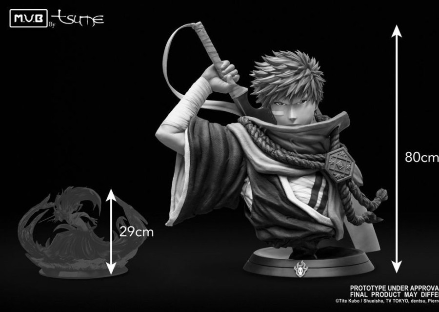 Shop Tsume Tsume Figuren & Statuen | Bleach - Ichigo Kurosaki Buste / M.U.B: Tsume