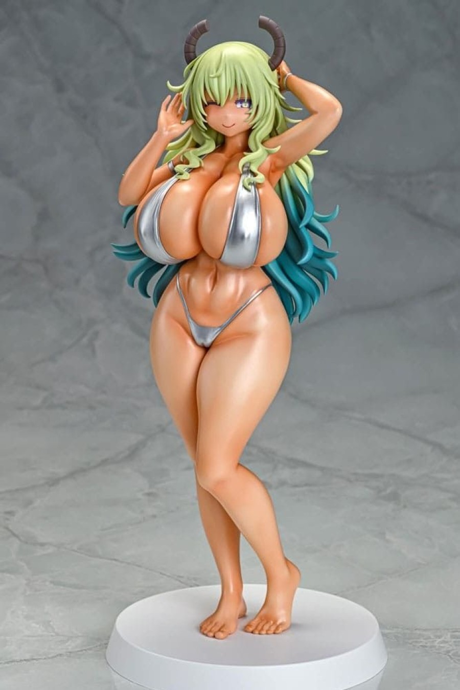 Shop Q-Six Hentai / Bikini / Dessous Figuren | Miss Kobayashi'S Dragon Maid - Lucoa Statue / Bikini Style Suntan Version: Q-Six