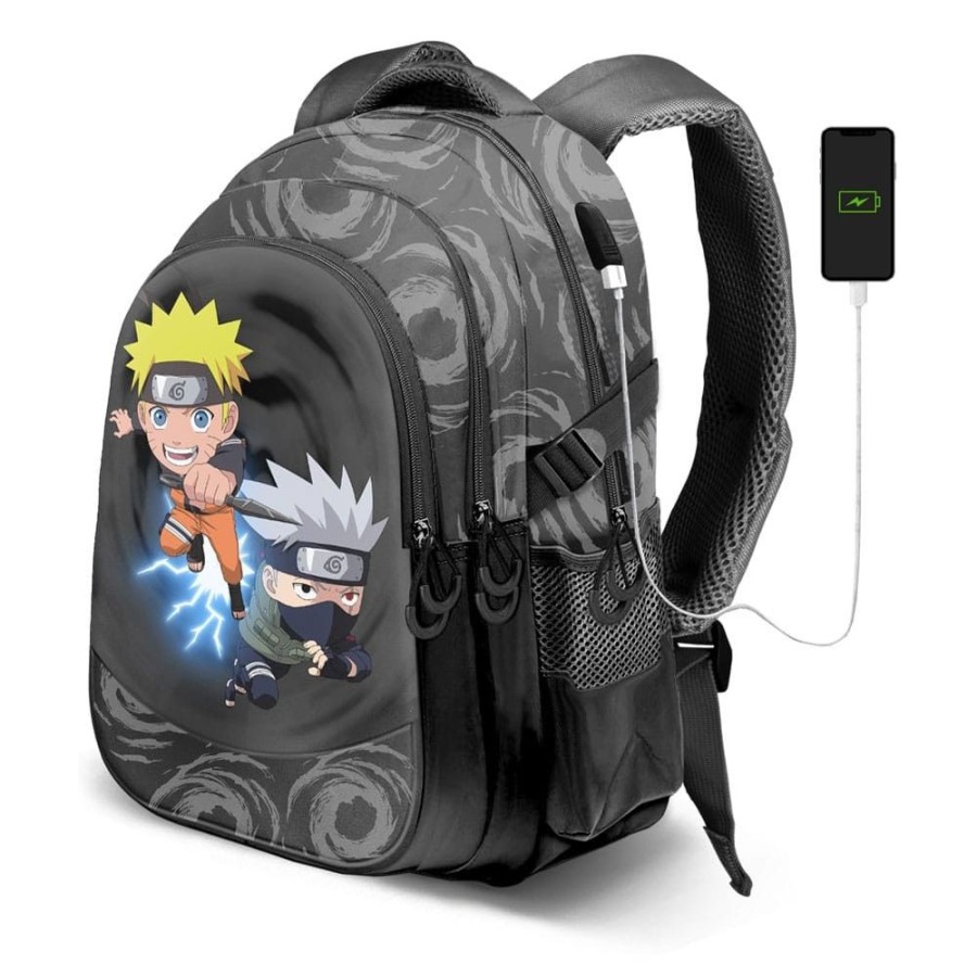 Shop Karactermania Naruto | Naruto Shippuden - Rucksack / Naruto & Kakashi Running: Karactermania