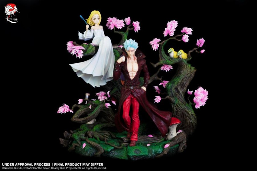 Shop Kitsune Premium Statuen | Seven Deadly Sins - Ban Und Elaine Statue: Kitsune