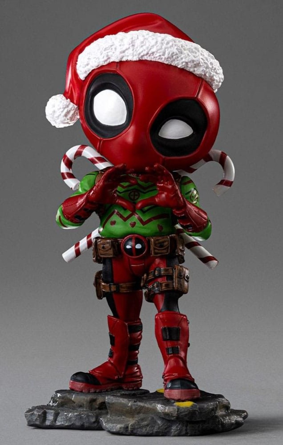 Games & Tv Iron Studios | X-Men Mini Co. - Deadpool Figur / Christmas Version: Iron Studios