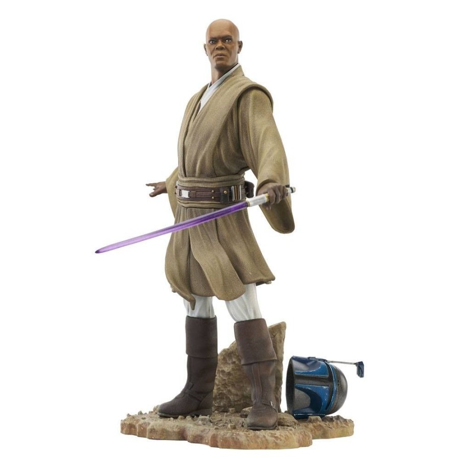 Kino & Comic Gentle Giant | Star Wars: Episode Ii - Mace Windu Statue / Premier Collection: Gentle Giant