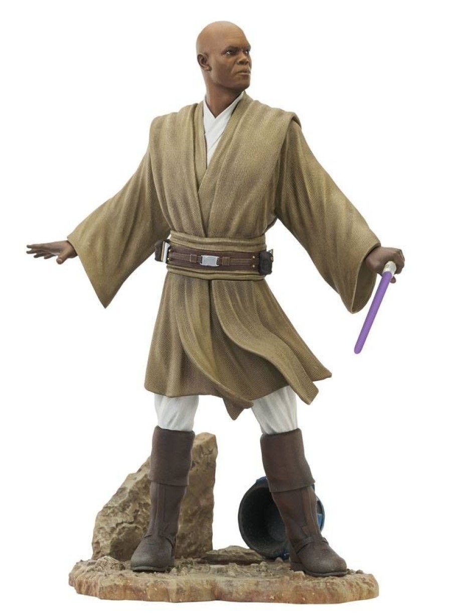 Kino & Comic Gentle Giant | Star Wars: Episode Ii - Mace Windu Statue / Premier Collection: Gentle Giant