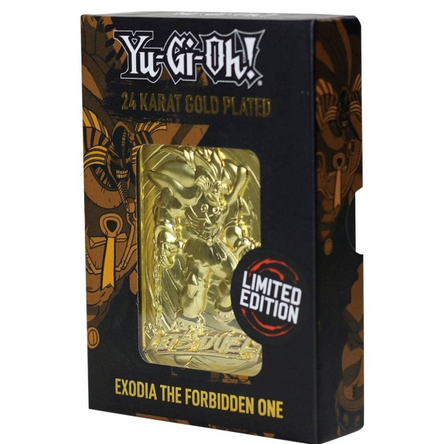 Shop FaNaTik Dekoration | Yu-Gi-Oh! - Exodia The Forbidden One Karte / Replika (Vergoldet): Fanatik