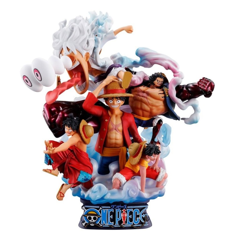 Shop MegaHouse One Piece Figuren | One Piece Petitrama Dx - Mini-Statue Dracap Re Birth Luffy Special Vol. 02 : Megahouse