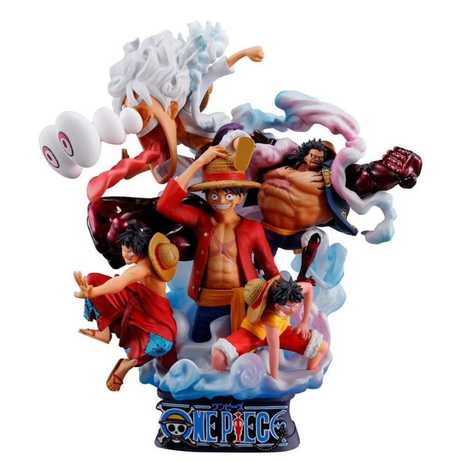 Shop MegaHouse One Piece Figuren | One Piece Petitrama Dx - Mini-Statue Dracap Re Birth Luffy Special Vol. 02 : Megahouse