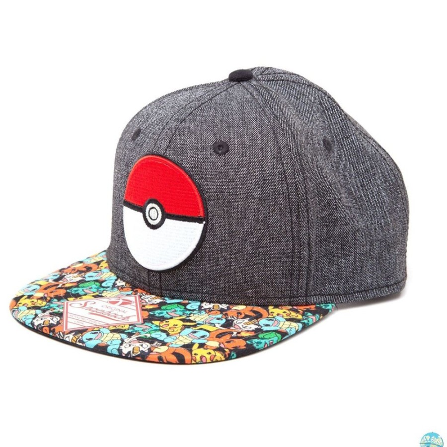 Shop Bioworld Merchandising Caps, Hute & Mutzen | Pokemon Poke Ball Hip Hop Cap Snap Back