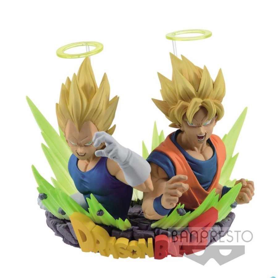 Shop Banpresto Dragonball Figuren | Dragonball Z - Ssj Son Goku & Vegeta Buste - Figuration Vol.2: Banpresto [Neuauflage]