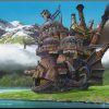 Shop Semic Postkarten / Poster / Wallscrolls | Studio Ghibli - Das Wandelnde Schloss Holzdruck: Semic