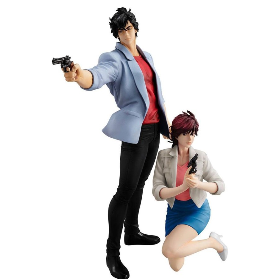 Shop MegaHouse Megahouse | City Hunter Private Eyes - Ryo Saeba & Kaori Makimura Statue / G.E.M. Series [Neuauflage]: Megahouse