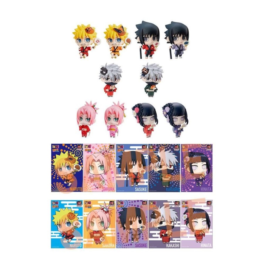 Shop MegaHouse Naruto | Naruto Shippuden - 10Er-Pack Sammelfiguren / Petit Chara Land - 10Th Anniversary Version: Megahouse