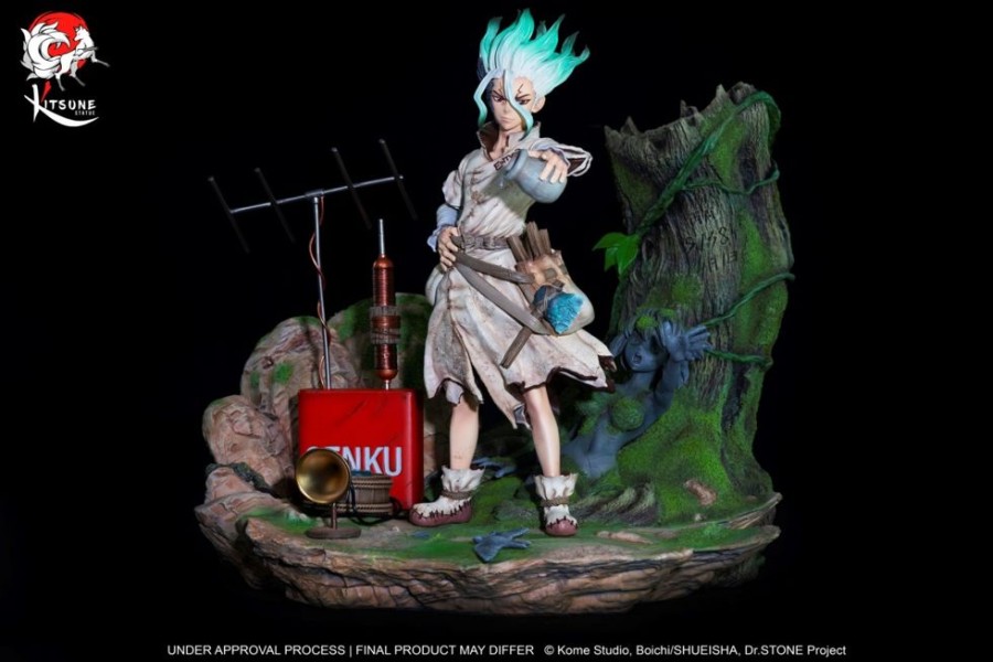 Shop Kitsune Premium Statuen | Dr.Stone - Senku Ishigami Statue: Kitsune