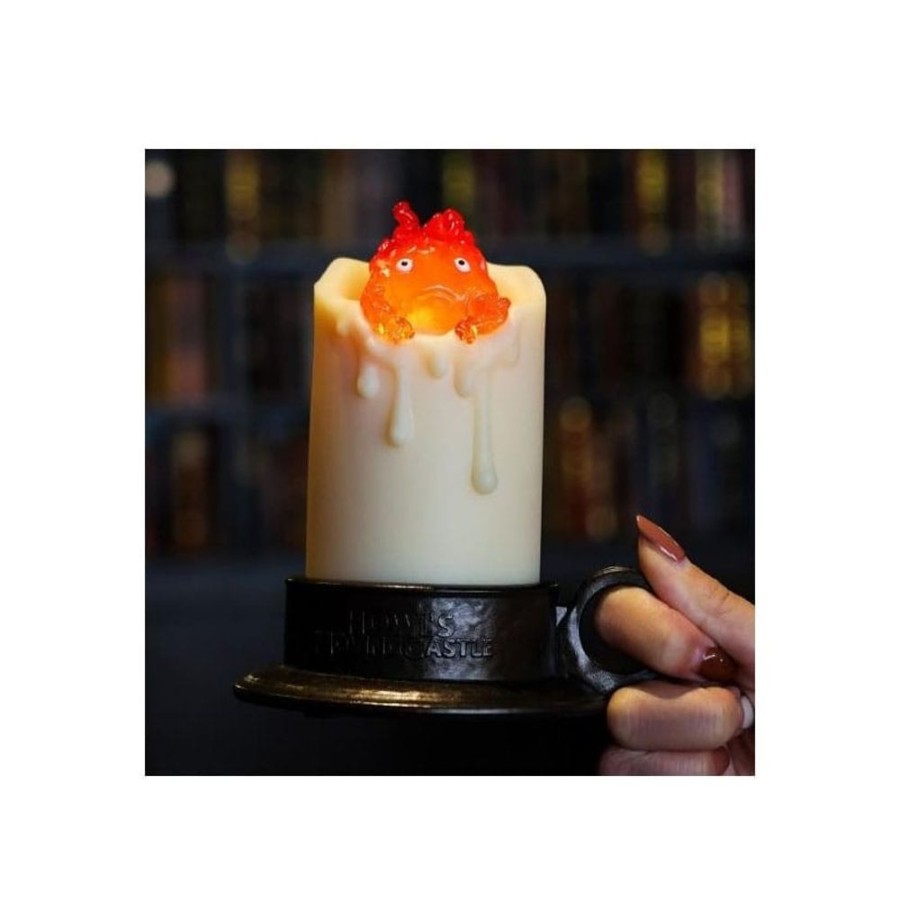 Shop Semic Dekoration | Studio Ghibli - Das Wandelnde Schloss - Leuchte Illuminated Calcifer & Candle: Semic