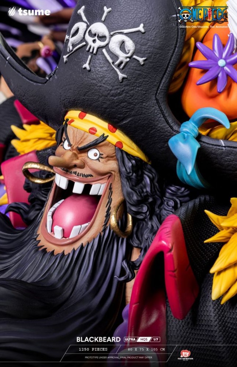 Shop Tsume Premium Statuen | One Piece - Black Beard Statue /Ultra Hqs: Tsume