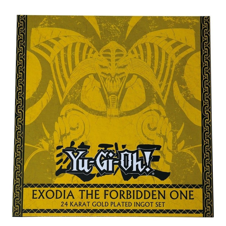 Shop FaNaTik Dekoration | Yu-Gi-Oh! - Exodia The Forbidden One 5Er-Set Karten / Replika (Vergoldet): Fanatik