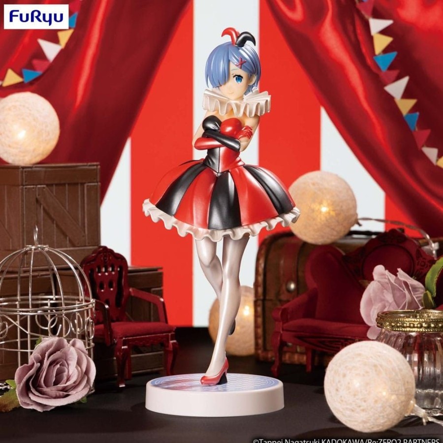 Shop Furyu Anime Prize Figuren | Re:Zero Sss - Rem Statue / In Circus Pearl Color Ver.: Furyu